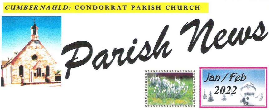 Condorrat Parish Church Magazine cover - Jan-Feb 2022